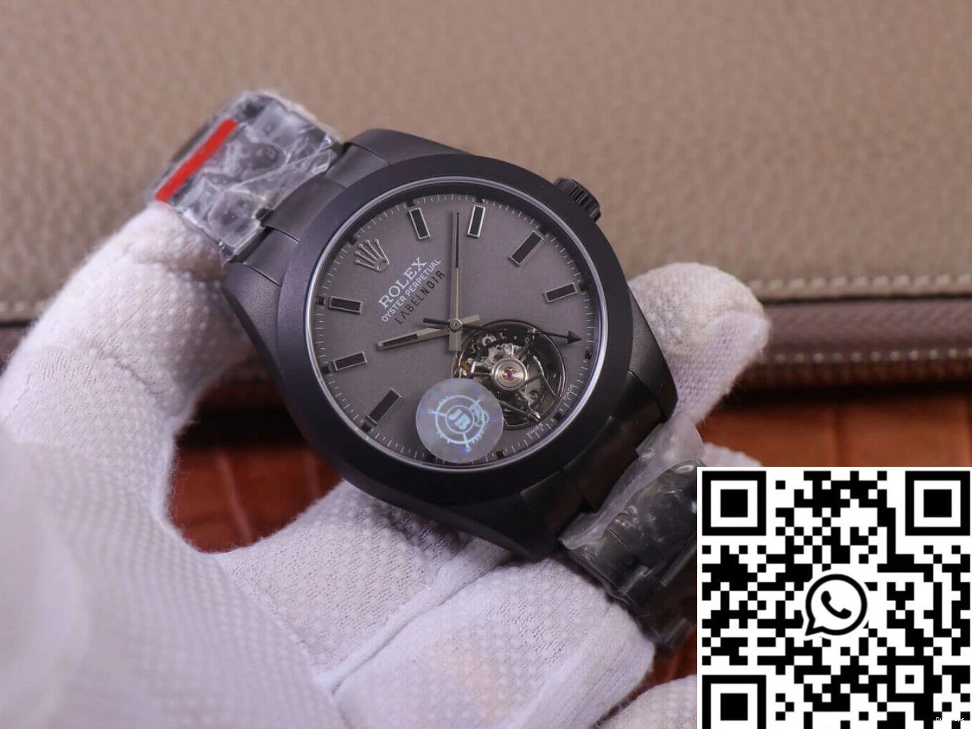 Base 1191 Factory JB Design Replica LNT01HS-001 Label watch Milgauss 116400 Black Durable case Rolex Noir 0822